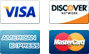 Visa, Discover, AmEx, Mastercard